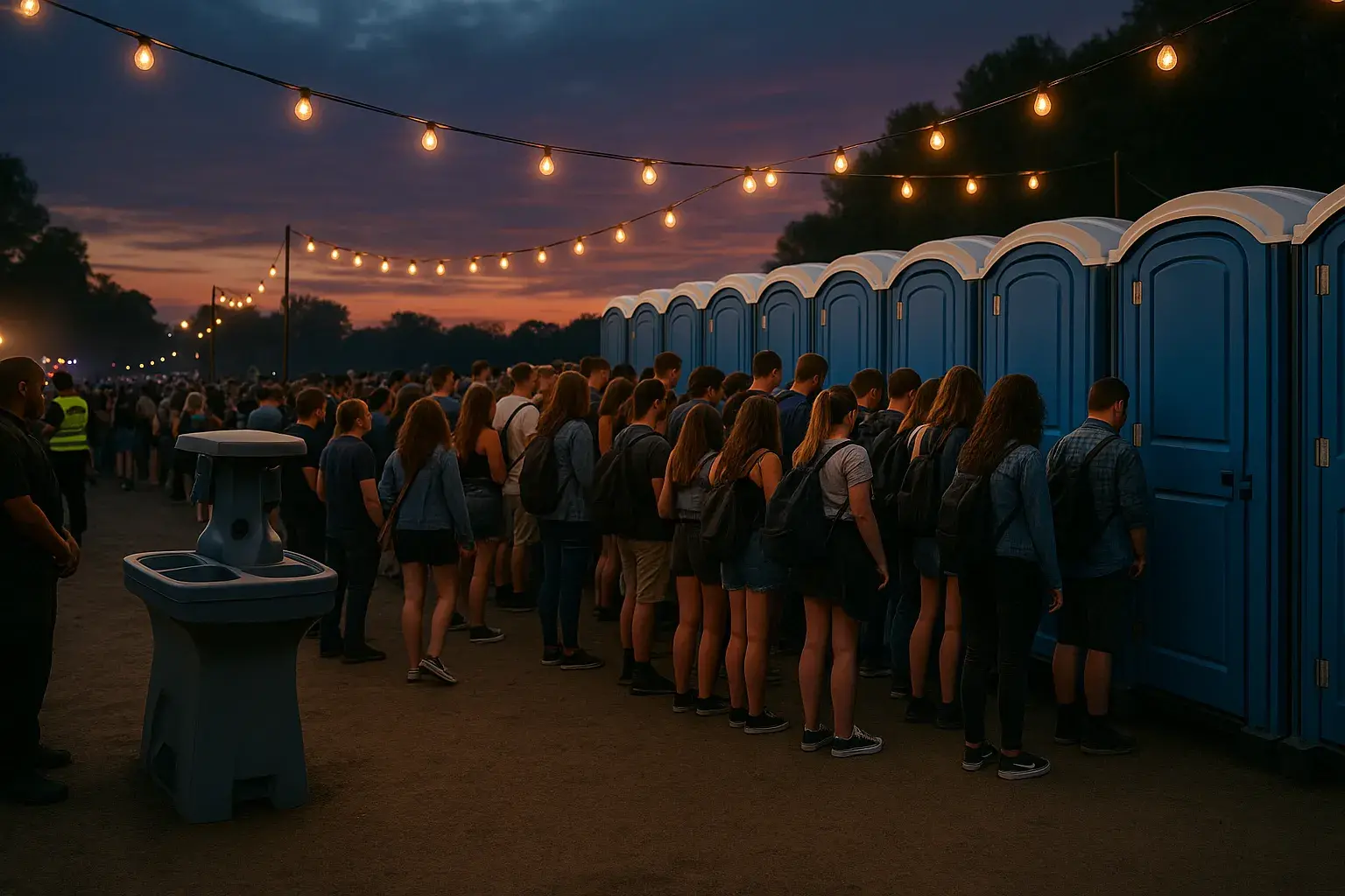 qué empresas o negocios deben alquilar baños portátiles