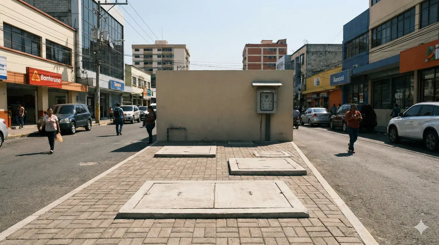 Medidas de una planta de tratamiento de aguas residuales
