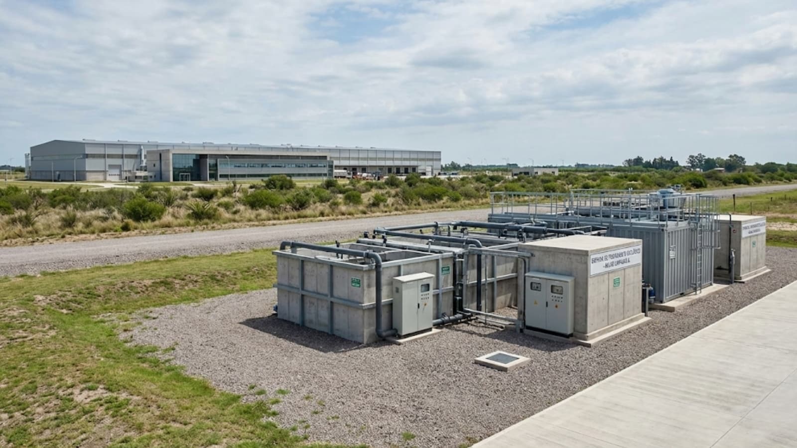 A qué distancia de una casa puede estar una planta de tratamiento de aguas residuales