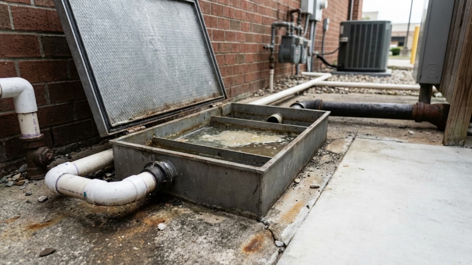 Qué medidas debe tener una trampa de grasa