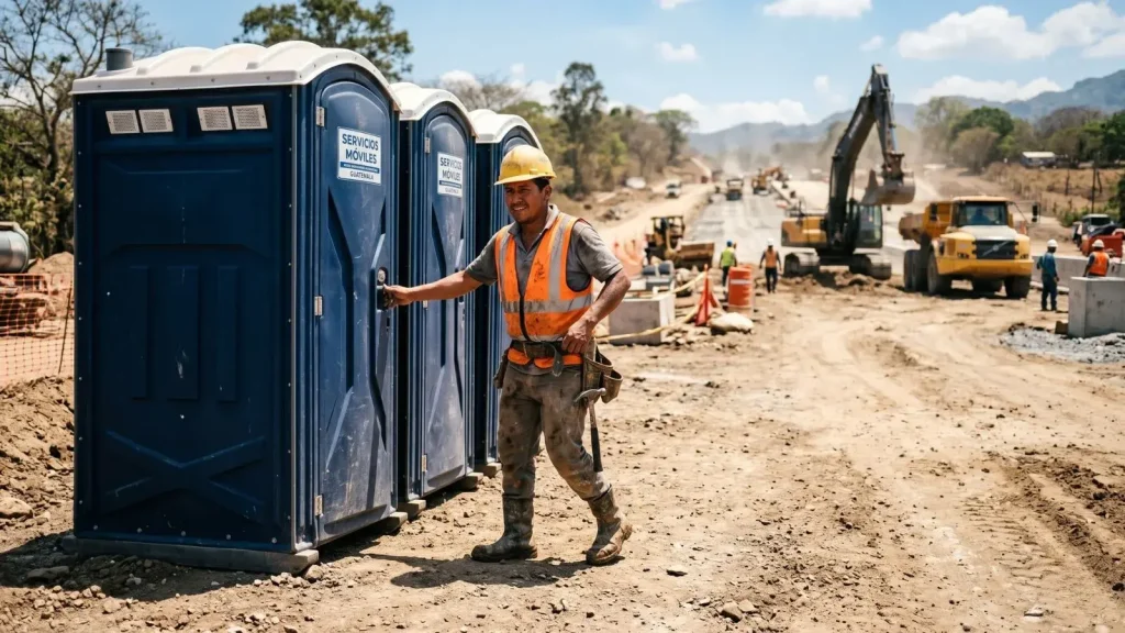 Importancia de los sanitarios portátiles en obras