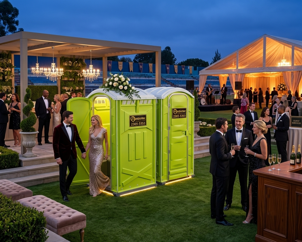 Baños portátiles deluxe: una solución para que tu evento sea un éxito