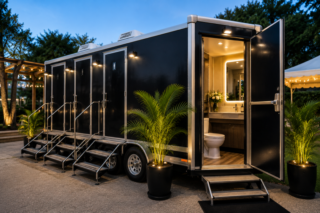 Higiene premium para bodas y eventos exclusivos | Baños de lujo en Guatemala