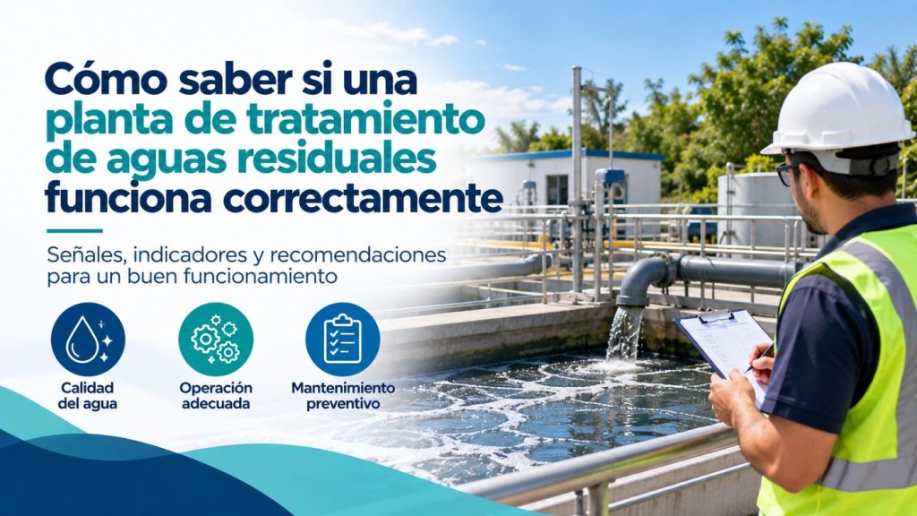 Cómo saber si una planta de tratamiento de aguas residuales funciona correctamente