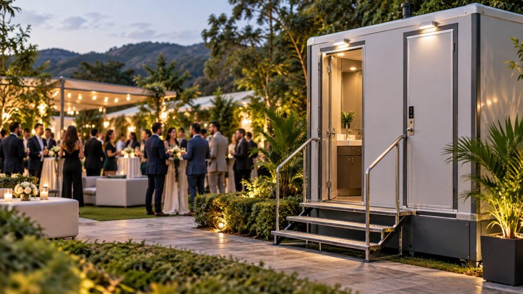 Baños deluxe para convivios empresariales en Guatemala: comodidad que también forma parte del evento