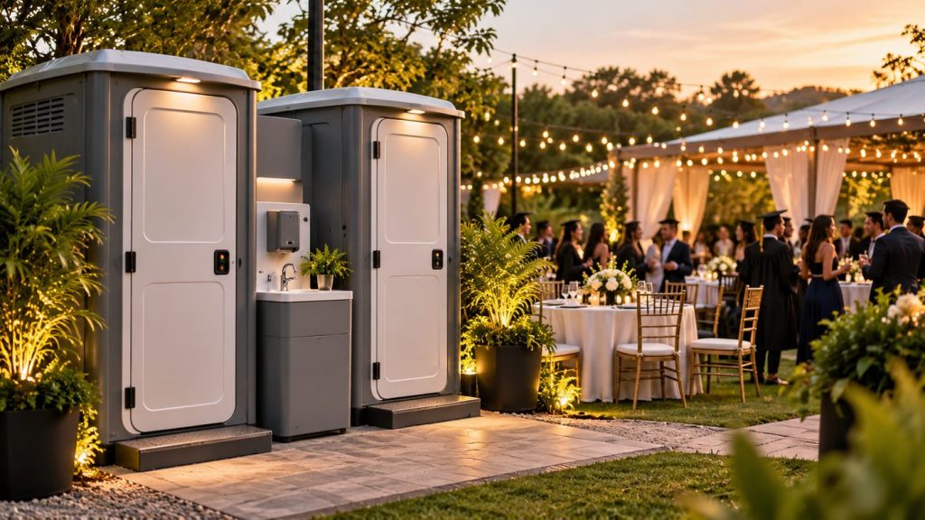 Baños deluxe para graduaciones en Guatemala: comodidad que acompaña un evento especial